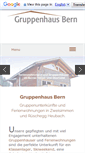 Mobile Screenshot of gruppenhaus-bern.ch